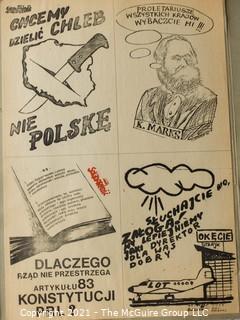 Reprinted Portfolio of Polish Solidarity Movement Posters; 1980-81