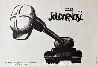 Reprinted Portfolio of Polish Solidarity Movement Posters; 1980-81