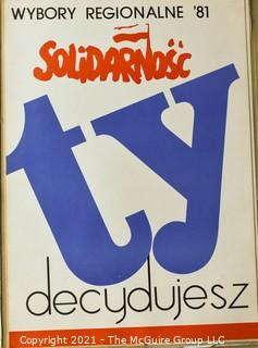 Reprinted Portfolio of Polish Solidarity Movement Posters; 1980-81