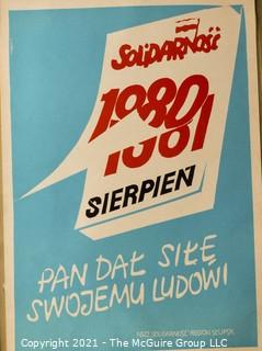 Reprinted Portfolio of Polish Solidarity Movement Posters; 1980-81