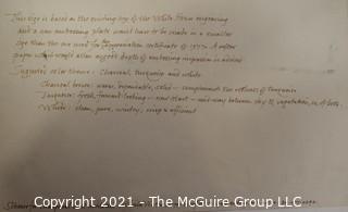 Presidental Election Memorbilia.  Proposed Designs for the 1980 Inaugural Ball for President Jimmy Carter That Did Not Occur.  