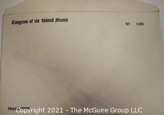 Presidental Election Memorbilia.  Proposed Designs for the 1980 Inaugural Ball for President Jimmy Carter That Did Not Occur.  