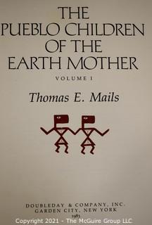 Books: Two (2) Volume Set in Slip Cover: "The Pueblo Children of the Earth Mother", by Thomas E. Mails