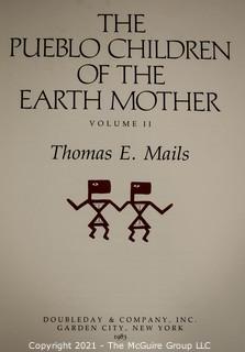 Books: Two (2) Volume Set in Slip Cover: "The Pueblo Children of the Earth Mother", by Thomas E. Mails