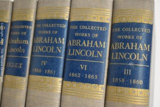 Books: "The Collected Works of Abraham Lincoln", 9 volume set.  