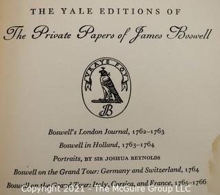 Books: Collection of 4 Boswell works published by Yale University. 