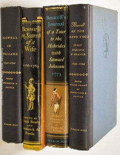 Books: Collection of 4 Boswell works published by Yale University. 