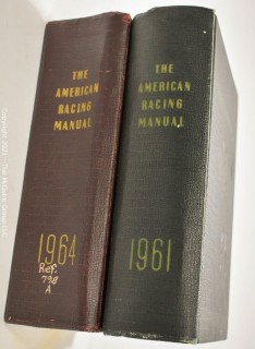 Books: 1961 and 1964 volumes of "The American Racing Manual" 