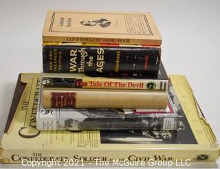 Books: Collection of 6 books including "The Tale of the Devil" by Coleman C. Hatfield; autographed