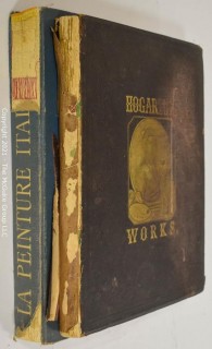 Books: Collection of 2 books including "Works of Hogarth" with 62 Illustrations 