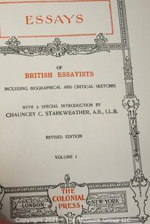 Books: "British Essays; 2 Volumes" 