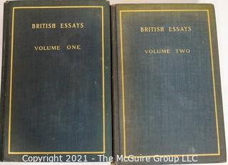 Books: "British Essays; 2 Volumes" 