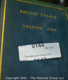 Books: "British Essays; 2 Volumes" 