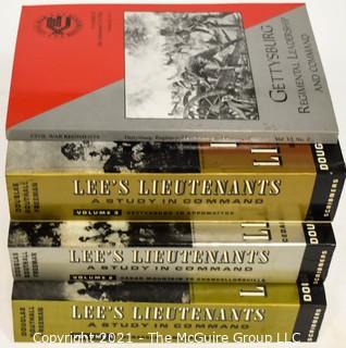 Books: 3 Vol Series titled: "Lee's Lieutenants" by Douglas Freeman 