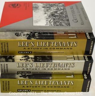 Books: 3 Vol Series titled: "Lee's Lieutenants" by Douglas Freeman 