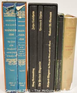 Books: Collection of 7 books including "Lincoln" by Robert S. Harper