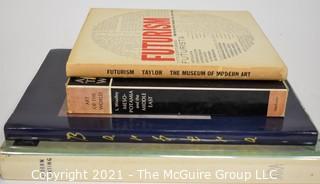 Books: Collection of 4 books including "Futurism" publisshed by the Museum of Modern Art, NY circa 1960's