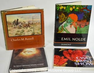 Books: Collection of 4 books including "Charles M. Russell" by Frederic G. Runner