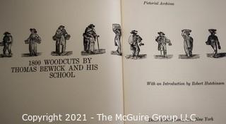 Books: Collection of 5 books including "1800 Woodcuts by Thomas Bewick and His School", Artist Ben Shahn, Artist and Architect Antonio Gaudi, 