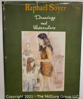 Book: "Raphael Soyer: Drawings and Watercolors" by Joseph K. Foster; Signed by the artist; 1969