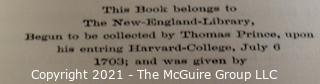 Book: "Bradford's History of Plimoth Plantation"