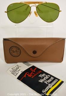 Pair of Ray-Ban Classic Outdoorsman Aviator Sunglasses "Arista" with Case and Paperwork. 