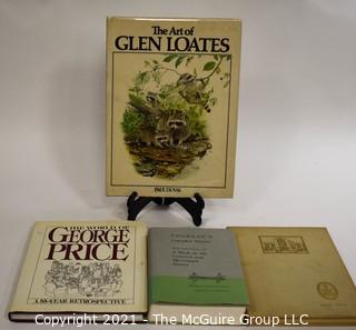 Books: Collection of 4 books including "The Art of Glen Loates"