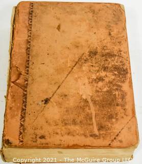 Book: 1830 Leather bound "A Complete Concordance to the Holy Scriptures of the Old and New Testament"