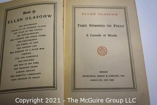 Books: Collection of 5 books including "They Stooped to Folly" by Ellen Glasgow