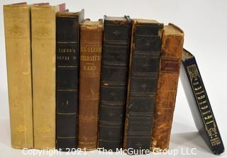 Books: Collection of 8 books including "The Life of Henry The Fourth" by GPR James, Esq. Vol. I