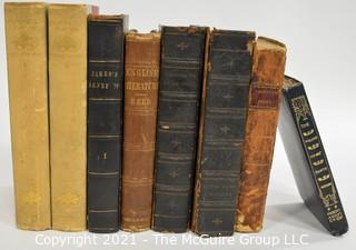 Books: Collection of 8 books including "The Life of Henry The Fourth" by GPR James, Esq. Vol. I