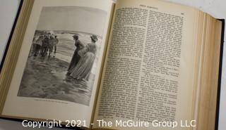 Books: Collection of 2 books including: <pb> <pb>
"The Century Illustrated Monthly Magazine, May 1890 - Oct 1890"; and pb> <pb>
"1888 Scribner's Magazine, July - December"  