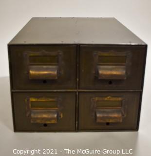 Four (4) Metal File Drawers. 