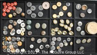 Collection of Vintage Buttons. 