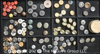 Collection of Vintage Buttons. 