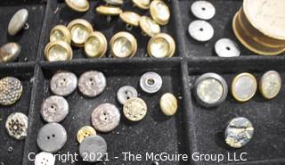 Collection of Vintage Buttons. 