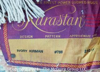 Karastan Original Kirman Panel Area Rug.  Measures approximately 34" x 64".