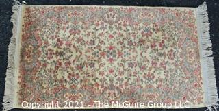 Karastan Original Kirman Panel Area Rug.  Measures approximately 34" x 64".