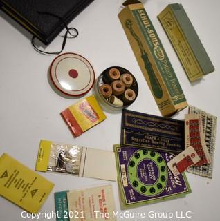 Collection of Vintage Sewing Accessories in original boxes.