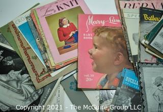 Large Lot of Vintage Sewing and Needlework Patterns.