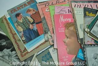 Large Lot of Vintage Sewing and Needlework Patterns.