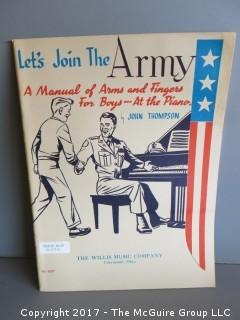 Collection of Sheet Music.  See all the photos