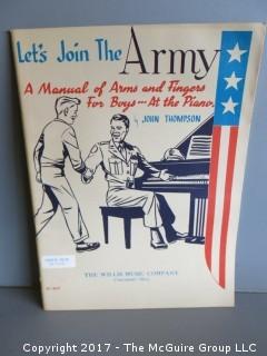 Collection of Sheet Music.  See all the photos