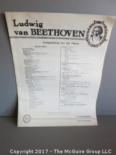 Collection of Sheet Music.  See all the photos