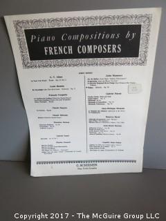 Collection of Sheet Music.  See all the photos