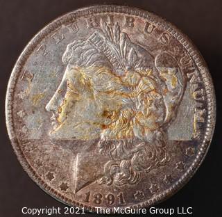 1891 Morgan Dollar