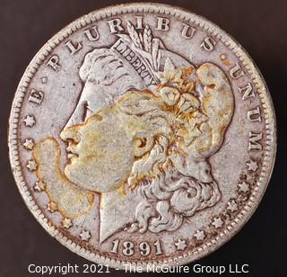 1891 Morgan Dollar