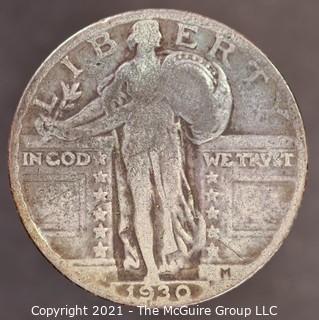 1930 Standing Liberty Silver Quarter 