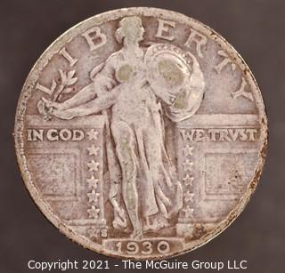 1930-S Standing Liberty Silver Quarter 