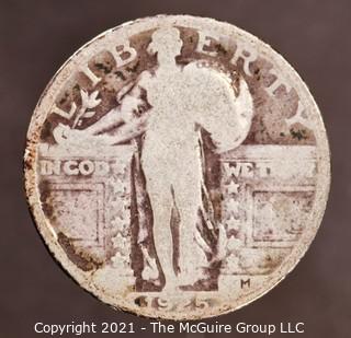 1925 Standing Liberty Silver Quarter 